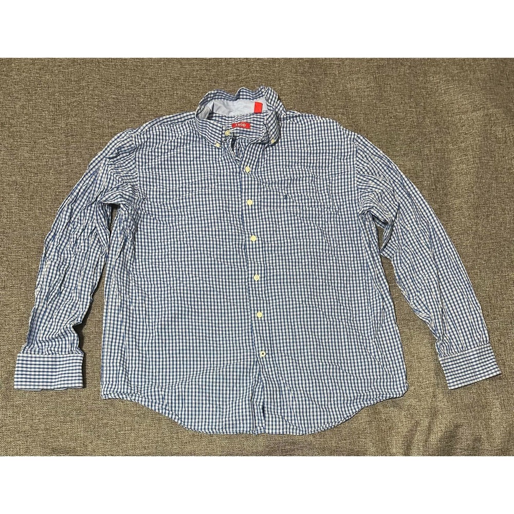 Izod‎ Men's XL Checkered Long Sleeve Shirt